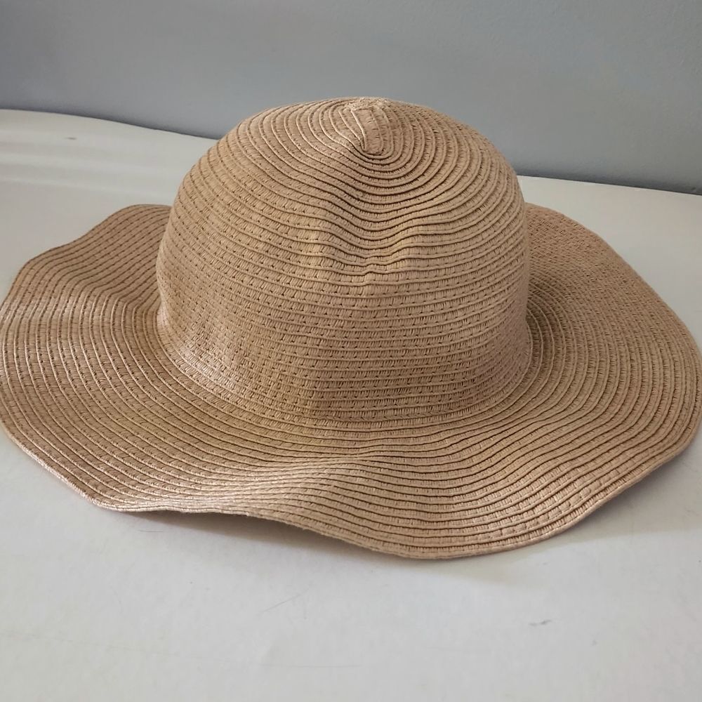 Madewell paper beach ⛱️ vacation hat M-L H6578 - Picture 2 of 7